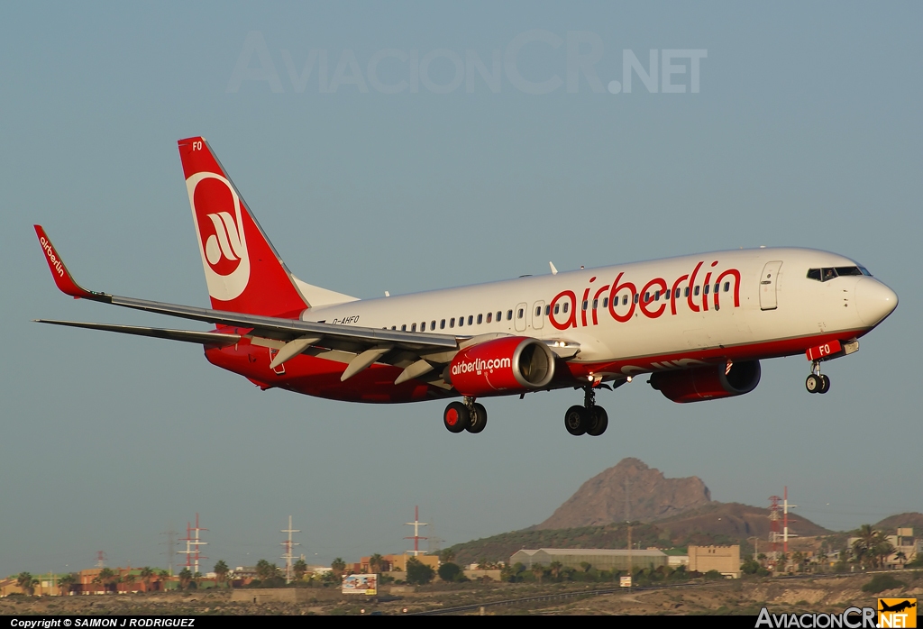 D-AHFO - Boeing 737-8K5 - Air Berlin