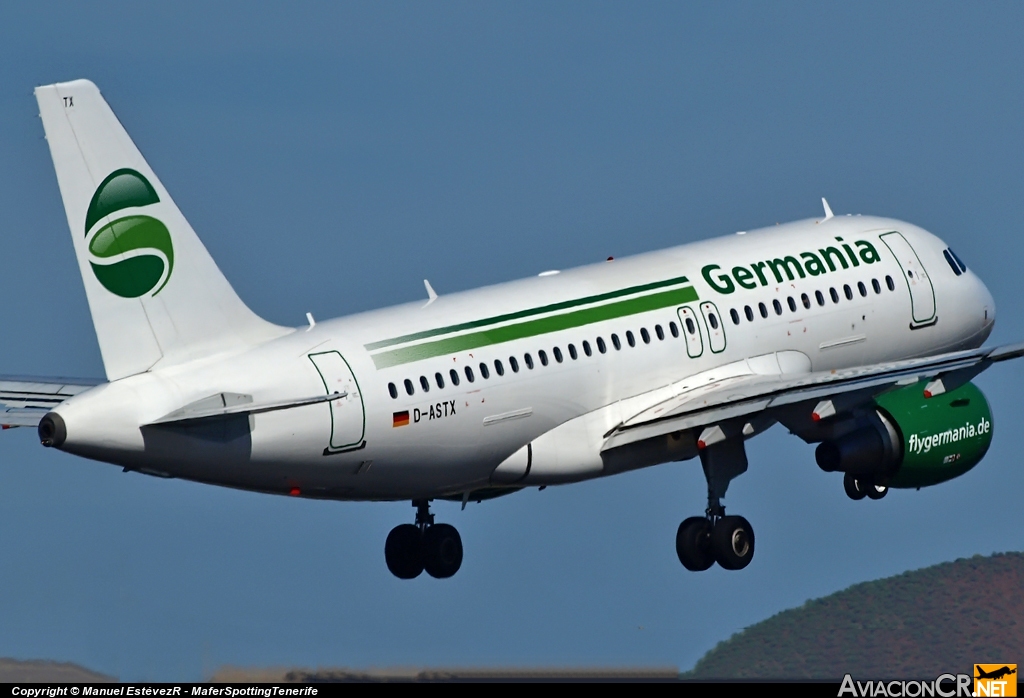 D-ASTX - Airbus A319-112 - Germania