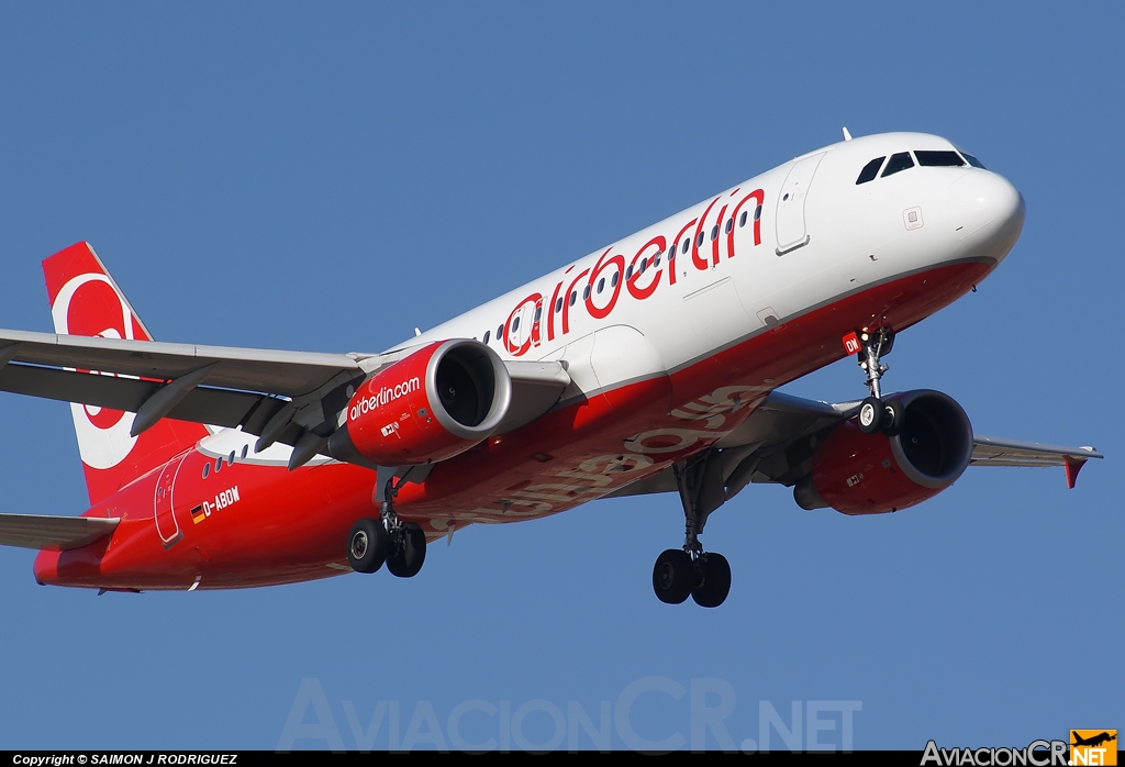 D-ABDW - Airbus A320-214 - Air Berlin