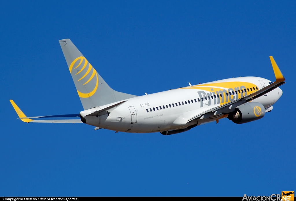 OY-PSF - Boeing 737-7Q8 - Primera Air Scandinavia OY-PSF - Boeing 737-7Q8 - Primera Air Scandinavia