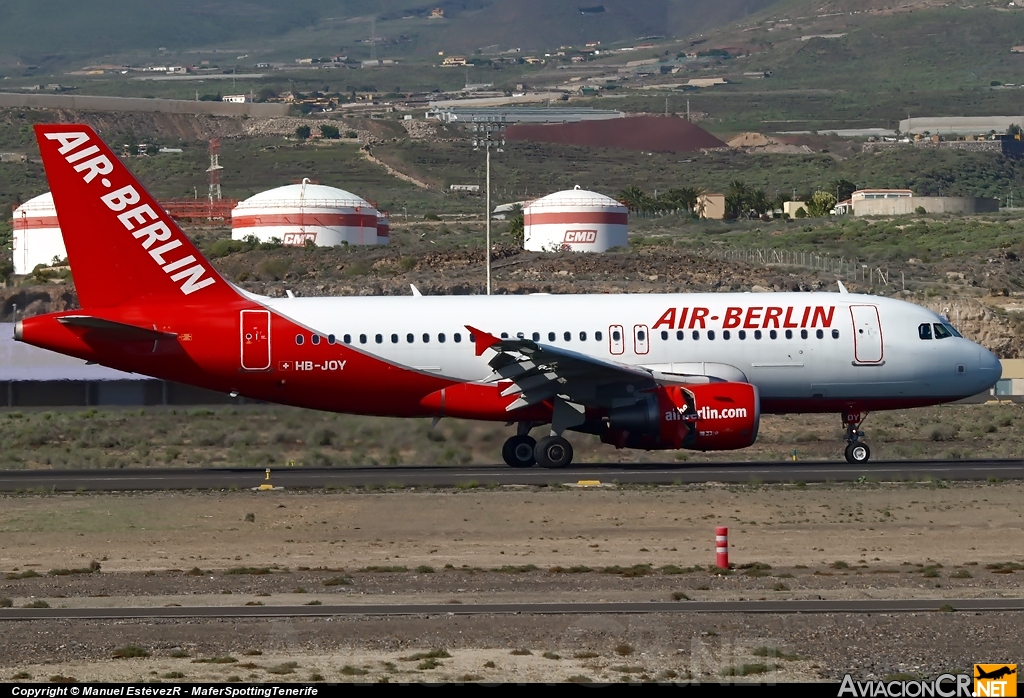 HB-JOY - Airbus A319-112 - Air Berlin