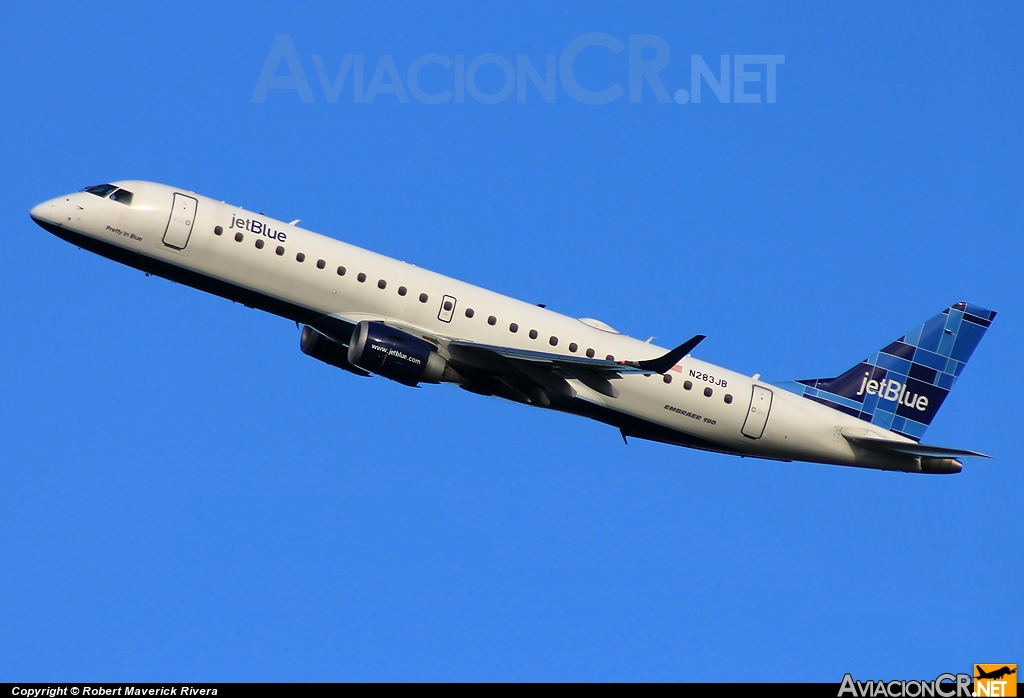 N283JB - Embraer ERJ-190-100AR - Jet Blue