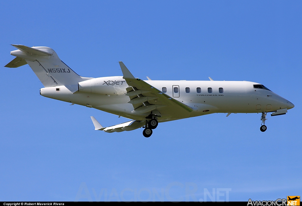 N551XJ - Bombardier BD-100-1A10 Challenger 300 - XOJet