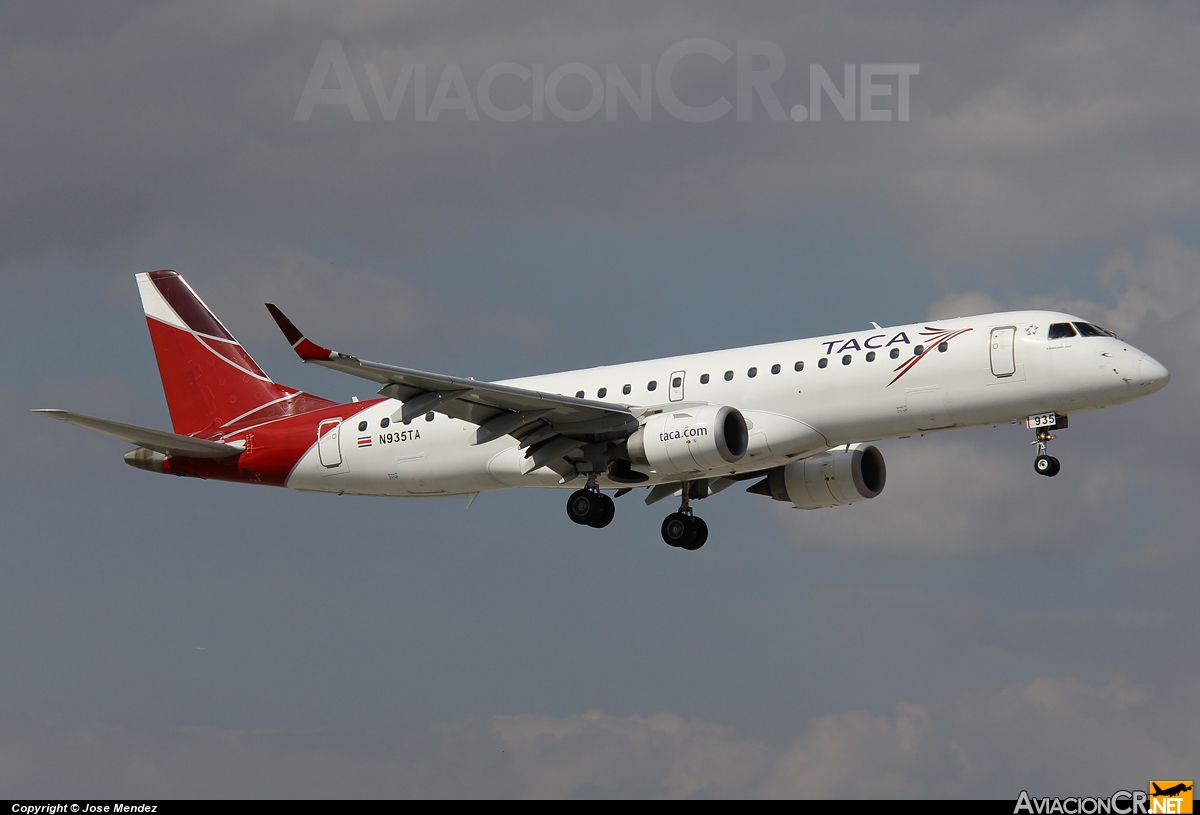 N935TA - Embraer 190-100IGW - TACA