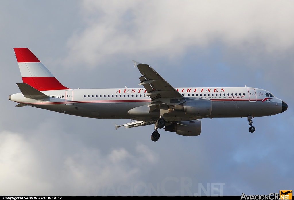 OE-LBP - Airbus A320-214 - Austrian Airlines