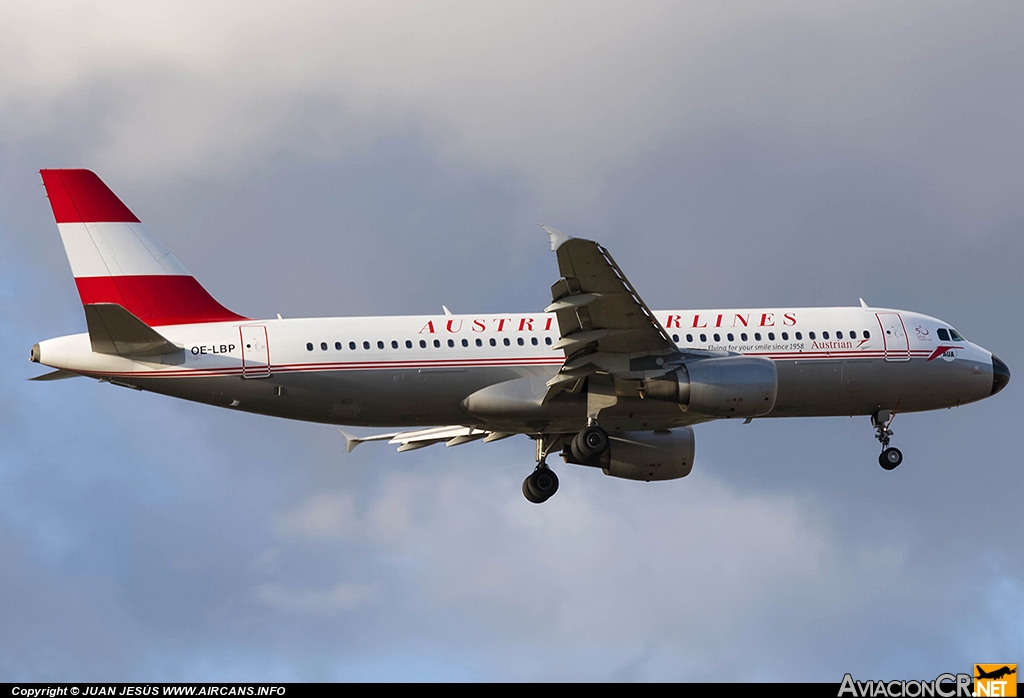 OE-LBP - Airbus A320-214 - Austrian Airlines