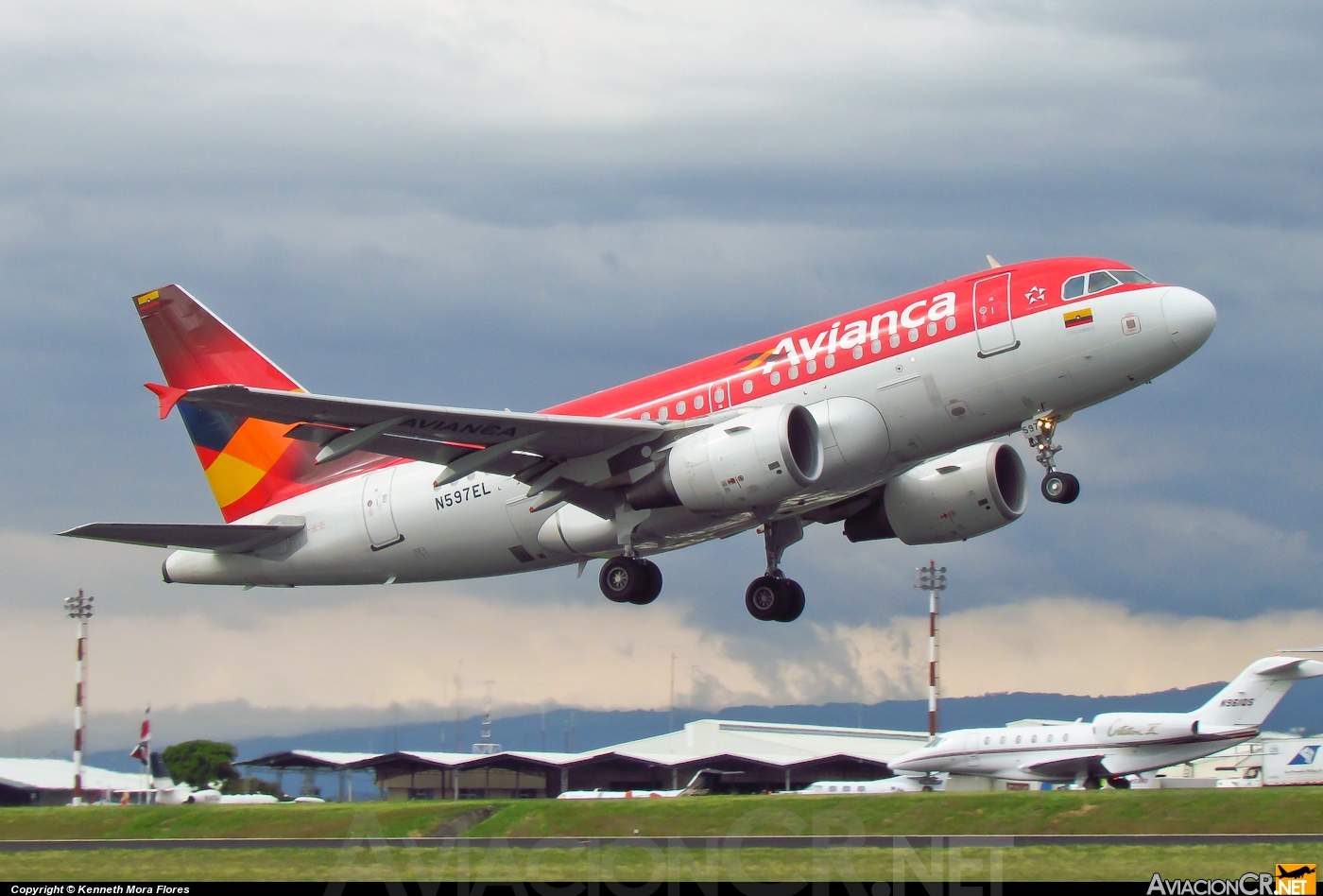 N597EL - Airbus A318-111 - Avianca