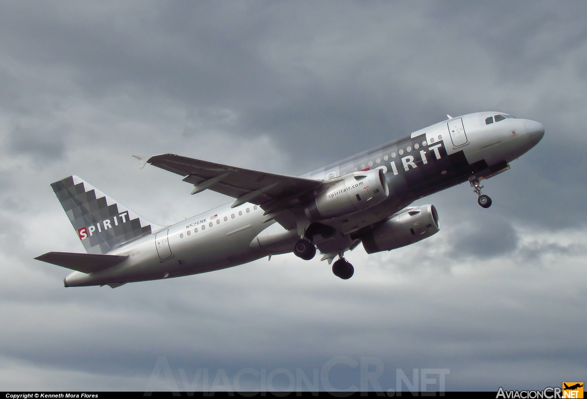 N526NK - Airbus A319-132 - Spirit Airlines