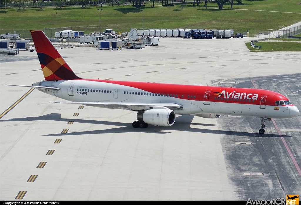 N802PG - Boeing 757-21B - Avianca Colombia