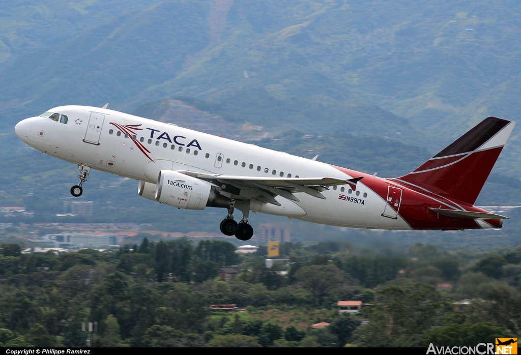 N991TA - Airbus A319-112 - TACA