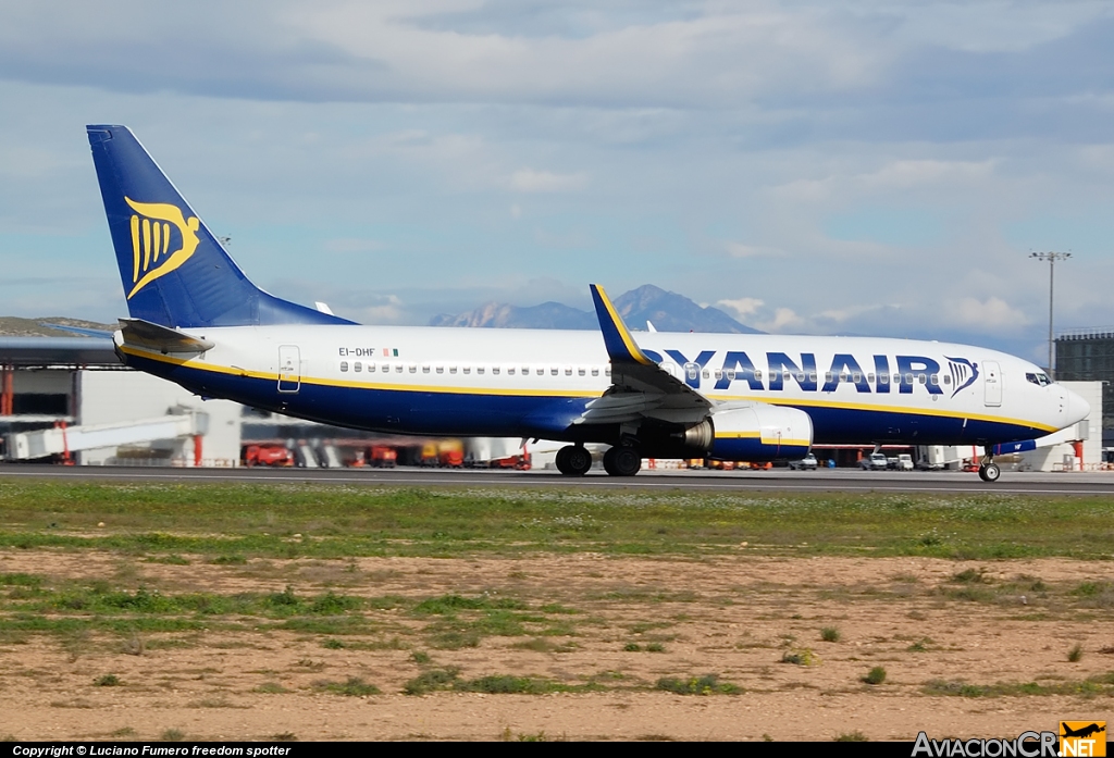 EI-DHF - Boeing 737-8AS - Ryanair