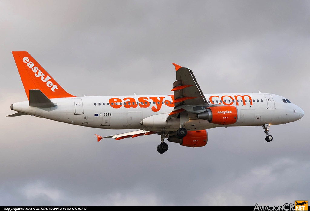 G-EZTB - Airbus A320-214 - EasyJet