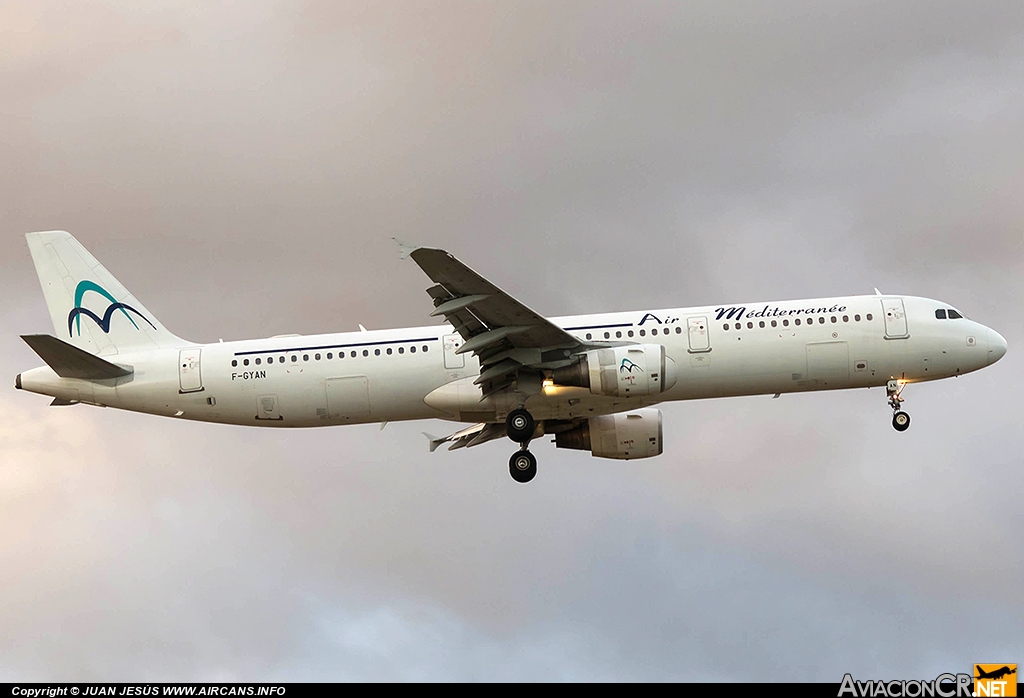 F-GYAN - Airbus A321-111 - Air Méditerranée