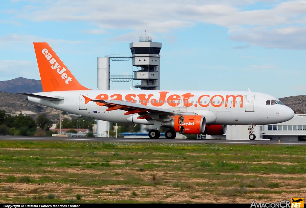 G-EZDN - Airbus A319-111 - EasyJet Airline