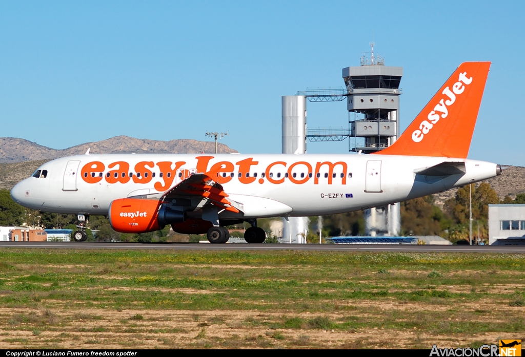 G-EZFY - Airbus A319-111 - EasyJet