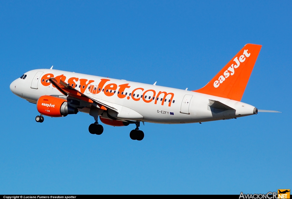 G-EZFY - Airbus A319-111 - EasyJet