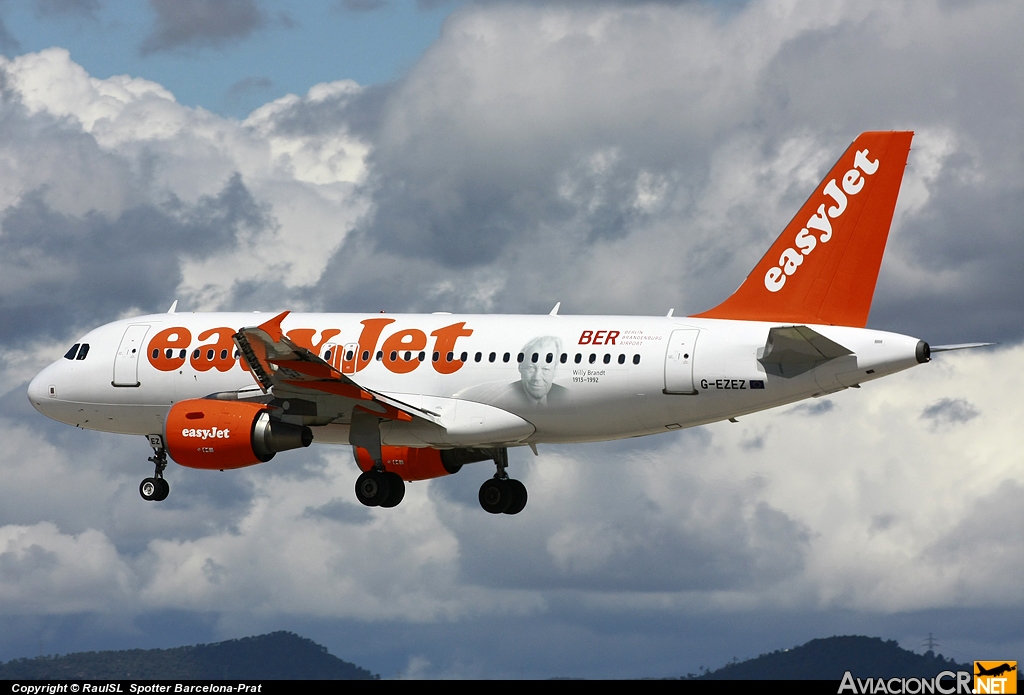 G-EZEZ - Airbus A319-111 - EasyJet Airline