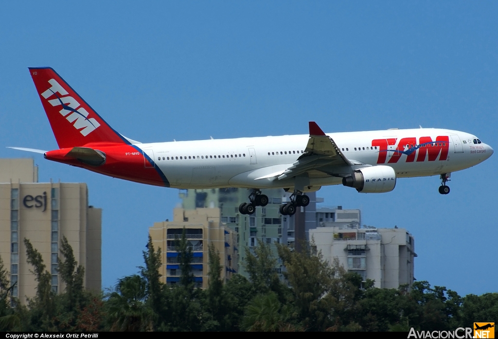 PT-MVD - Airbus A330-223 - TAM