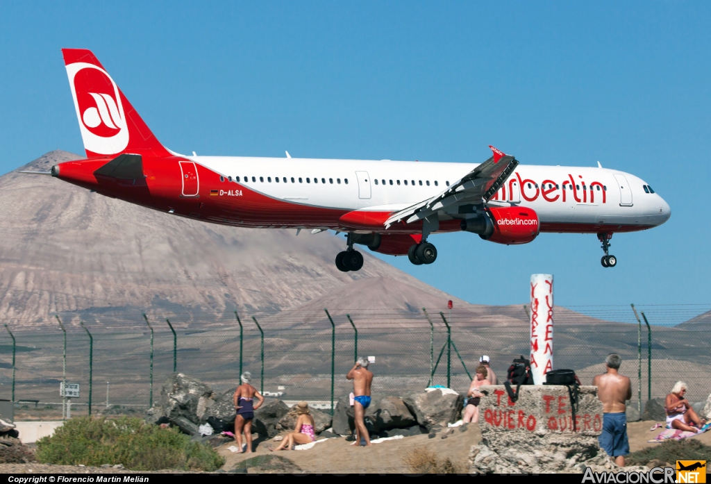 D-ALSA - Airbus A321-211 - Air Berlin