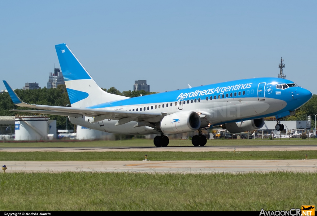 LV-CXN - Boeing 737-7Q8 - Aerolineas Argentinas