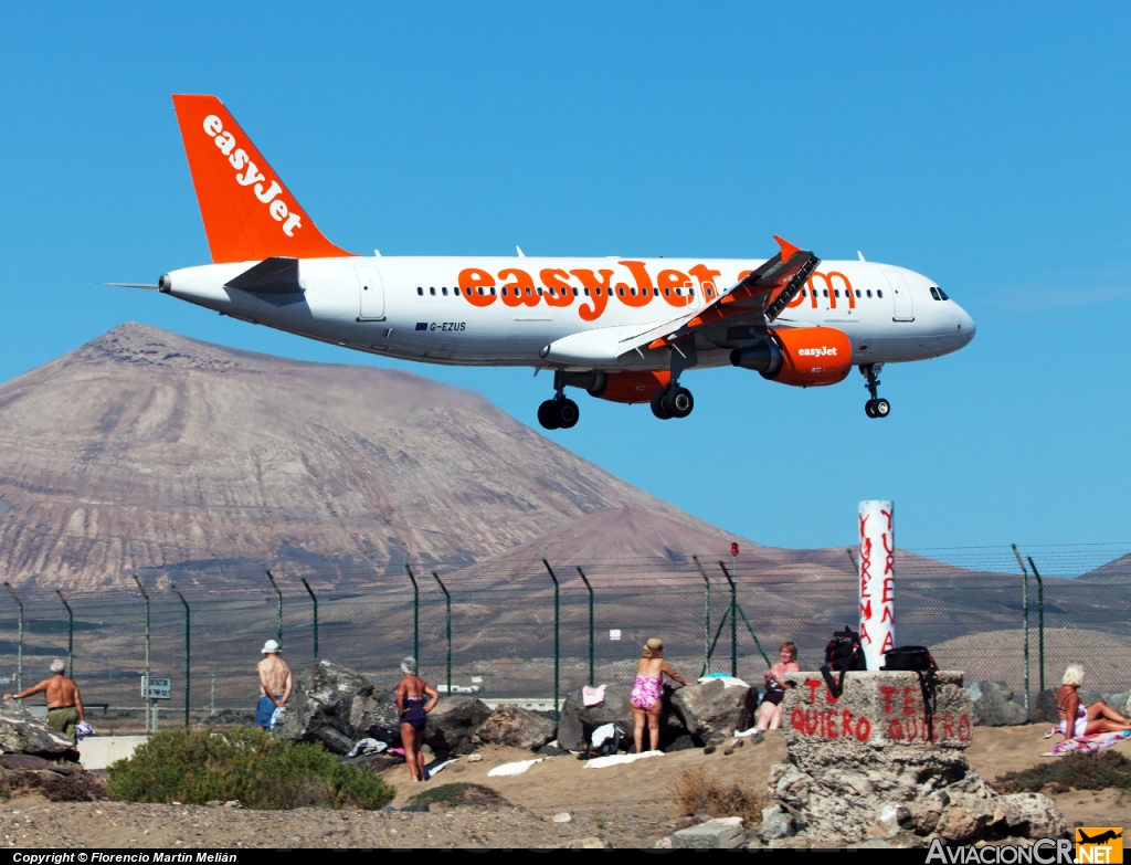 G-EZUS - Airbus A320-214 - EasyJet