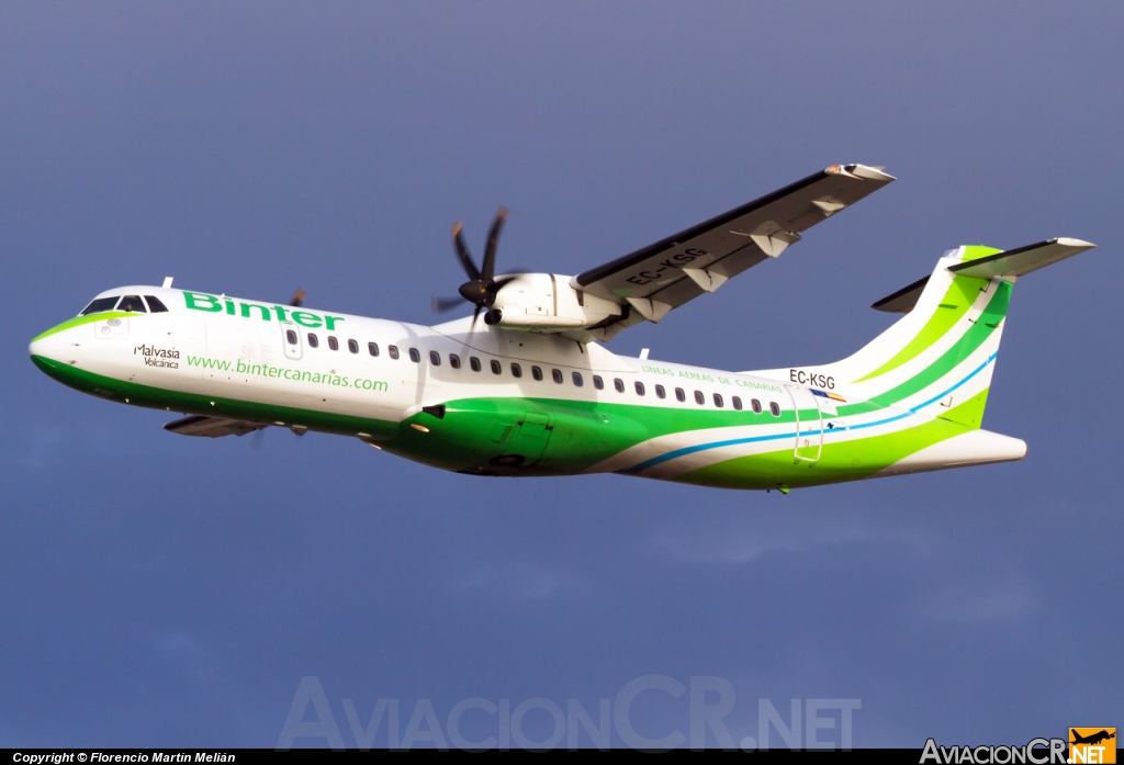 EC-KSG - ATR 72-212A - Binter Canarias