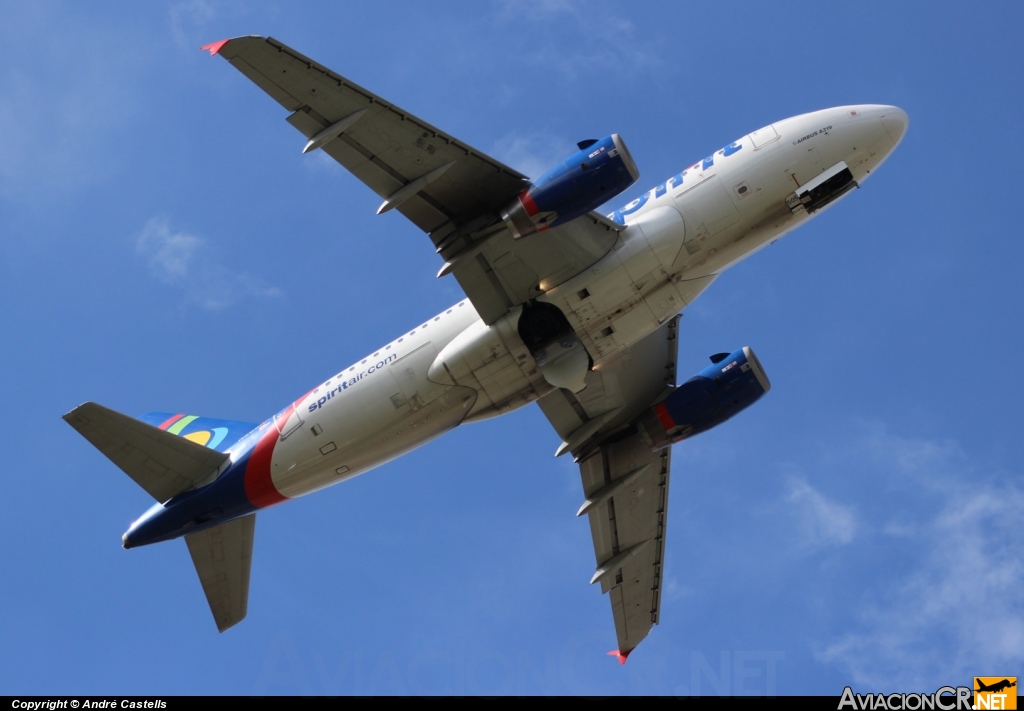 N505NK - Airbus A319-132 - Spirit Airlines