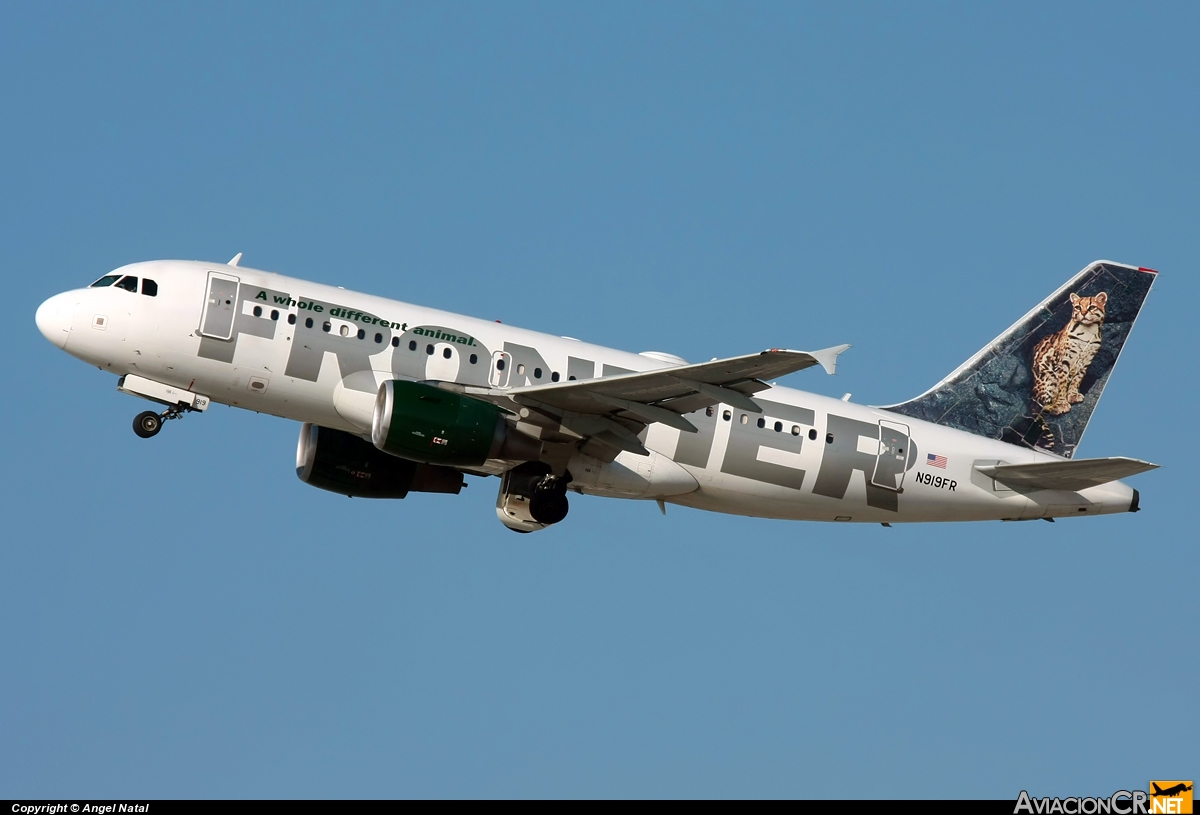 N919FR - Airbus A319-111 - Frontier Airlines