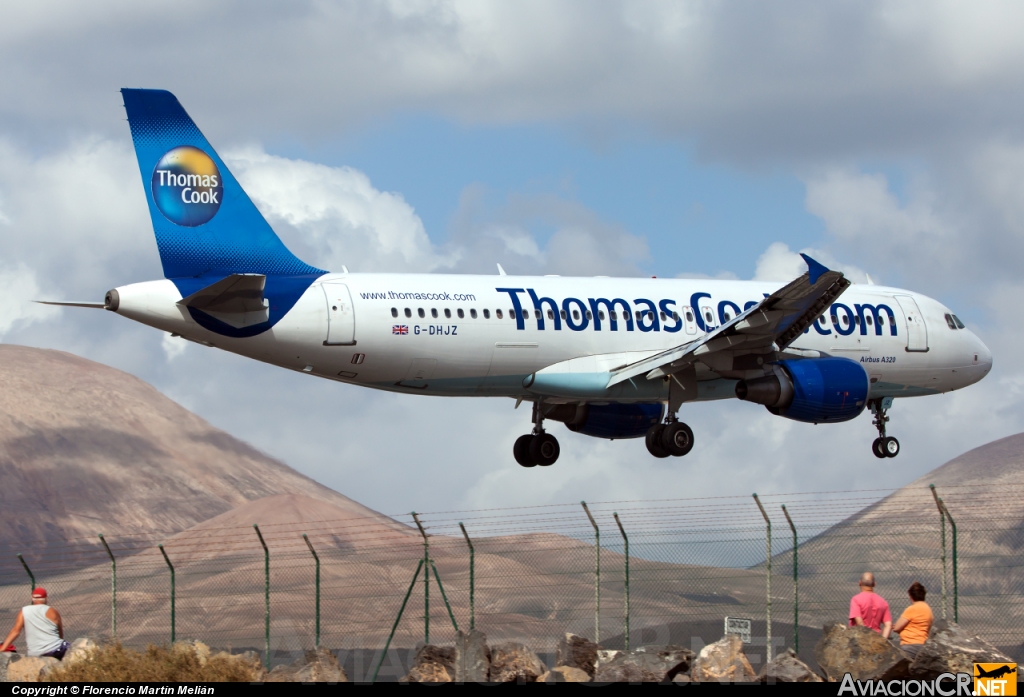 G-DHJZ - Airbus A320-214 - Thomas Cook