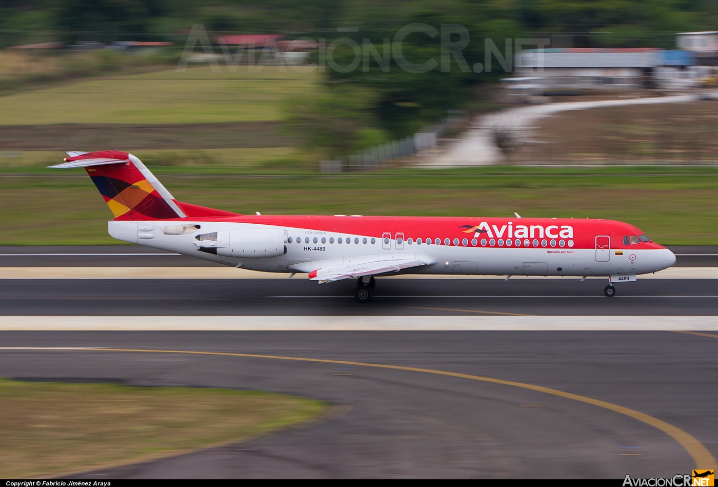 HK-4489 - Fokker 100 - Avianca Colombia