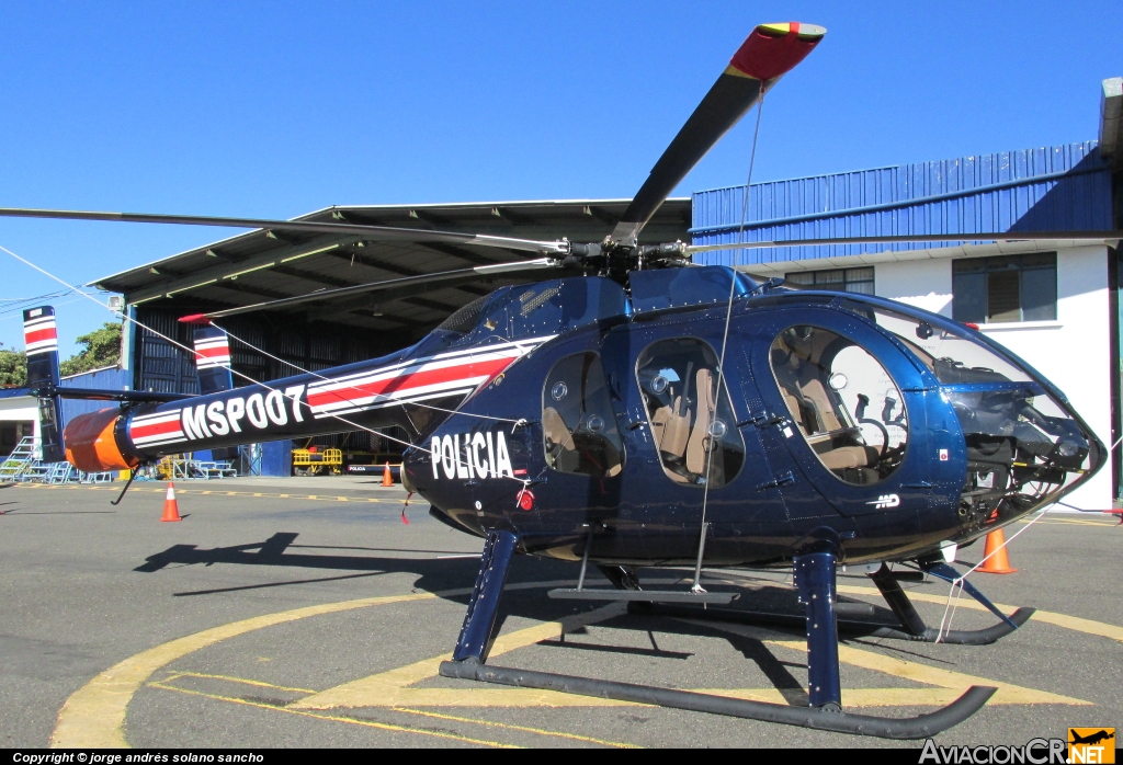 MSP007 - Mcdonnell Douglas MD600N - Ministerio de Seguridad Pública - Costa Rica