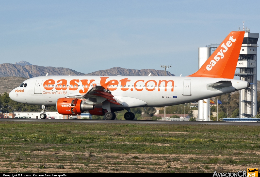 G-EZBI - Airbus A319-111 - EasyJet Airline