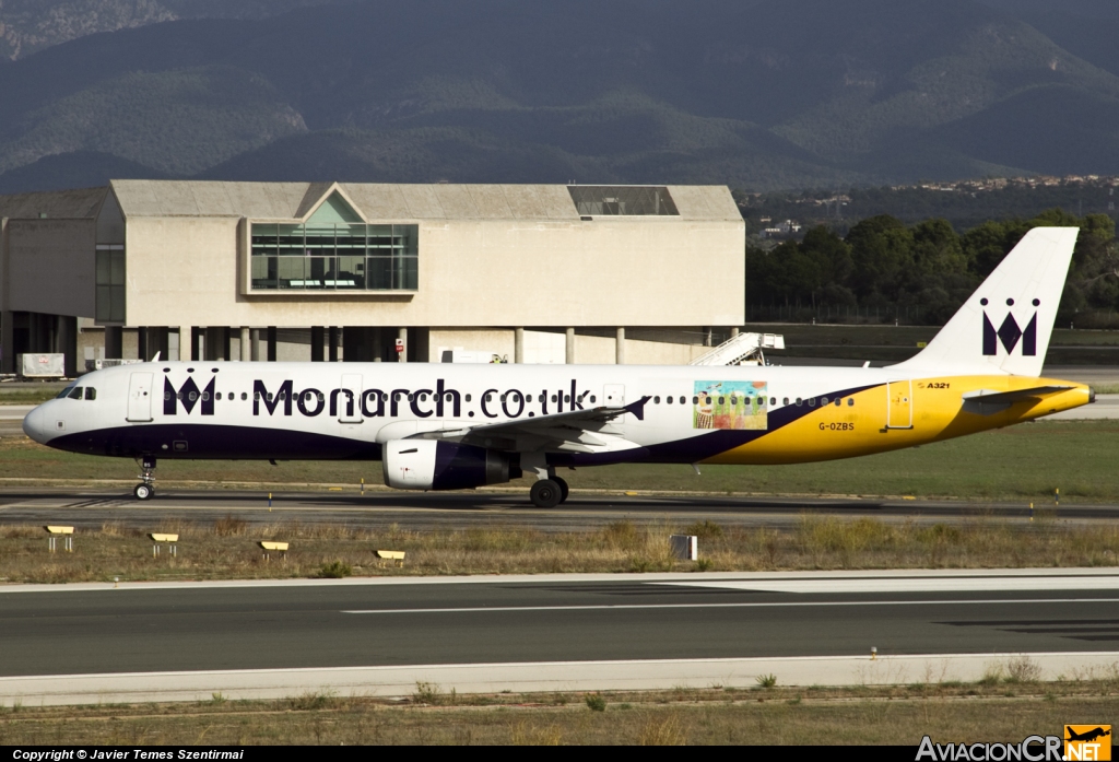 G-OZBS - Airbus A321-231 - Monarch Airlines