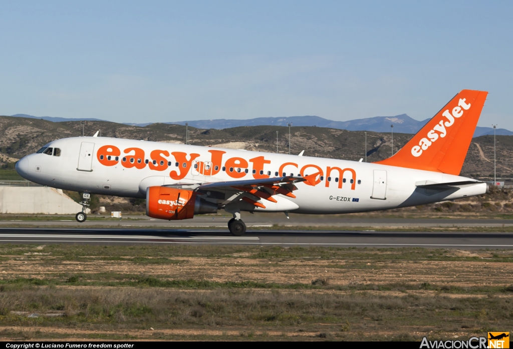 G-EZDX - Airbus A319-111 - EasyJet