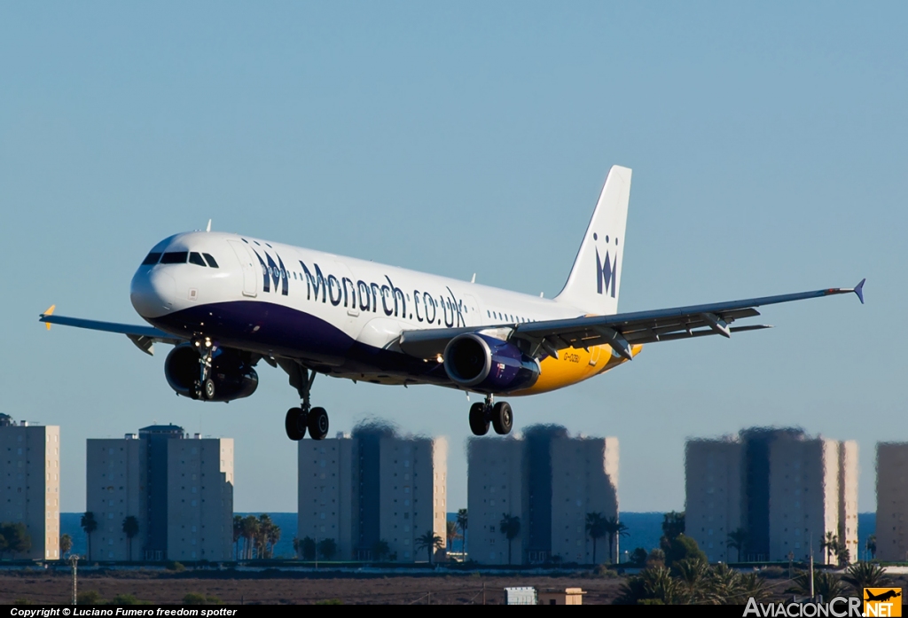 G-OZBU - Airbus A321-231 - Monarch Airlines