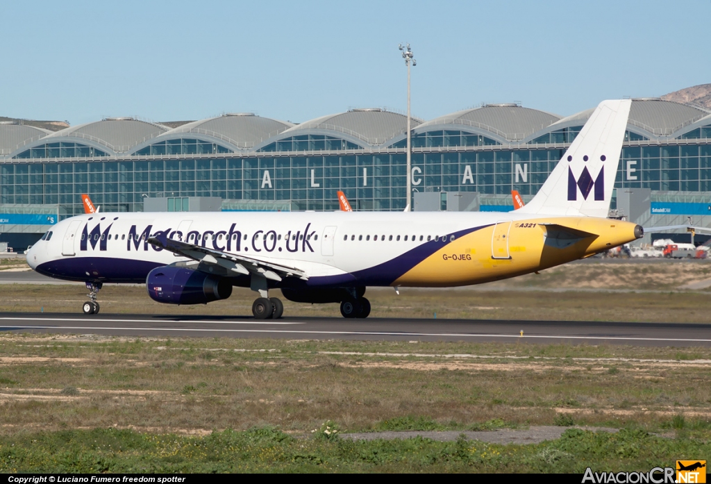 G-OJEG - Airbus A321-231 - Monarch Airlines