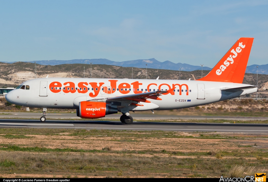 G-EZDX - Airbus A319-111 - EasyJet