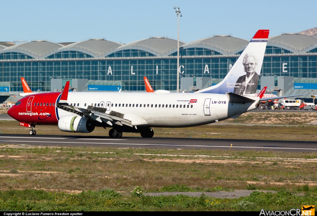 LN-DYB - Boeing 737-8JP - Norwegian Air Shuttle