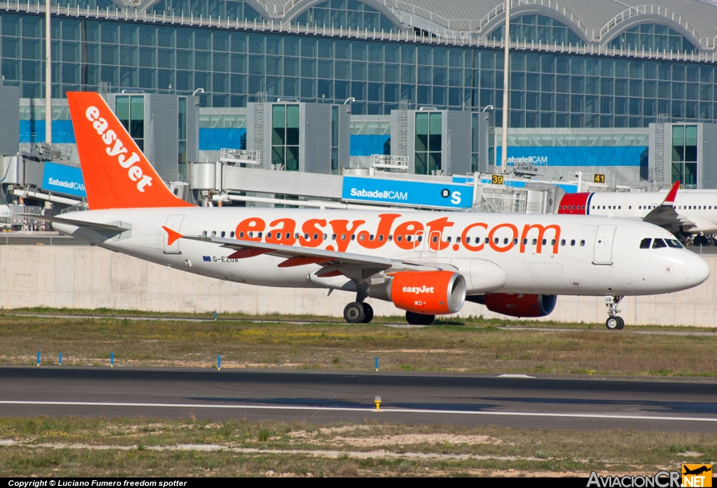 G-EZUA - Airbus A320-214 - EasyJet Airline