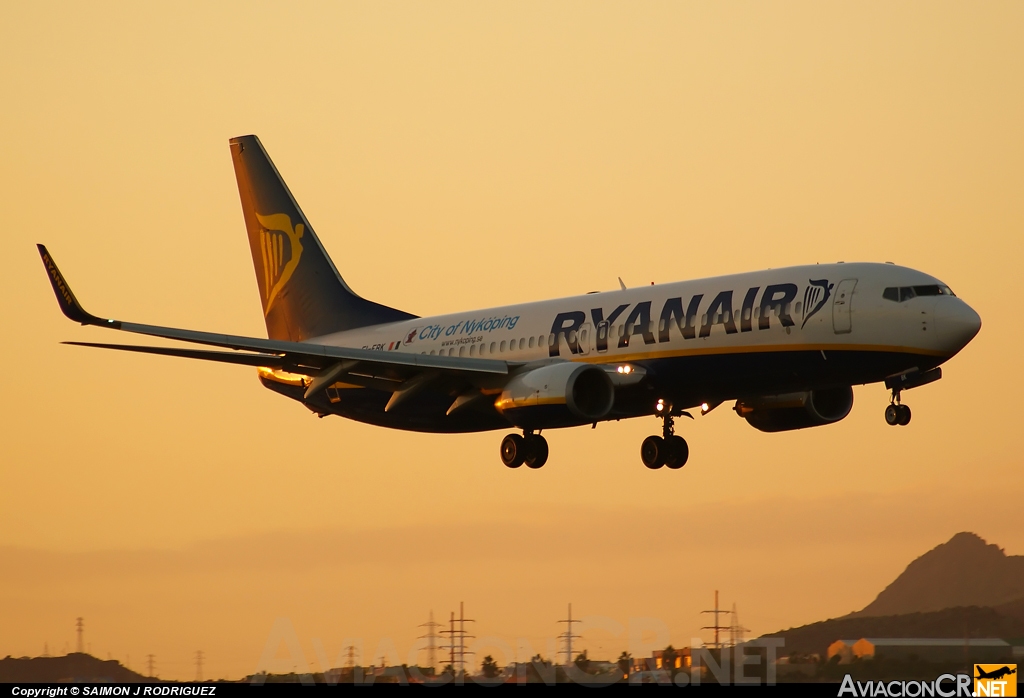 EI-EBK - Boeing 737-8AS - Ryanair