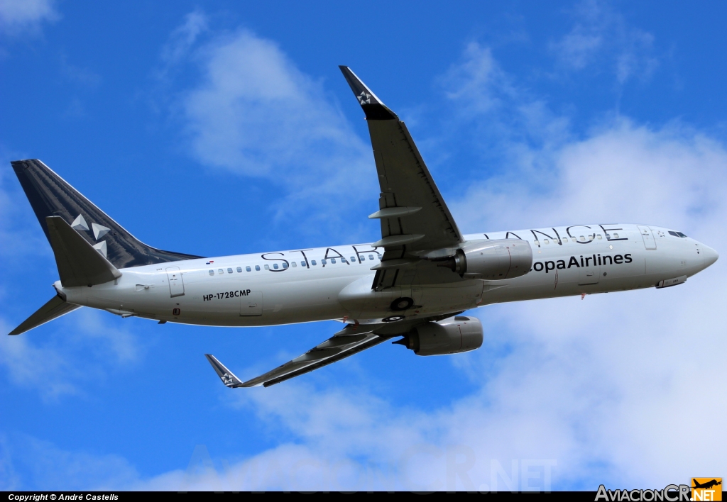 HP-1728CMP - Boeing 737-8V3 - Copa Airlines