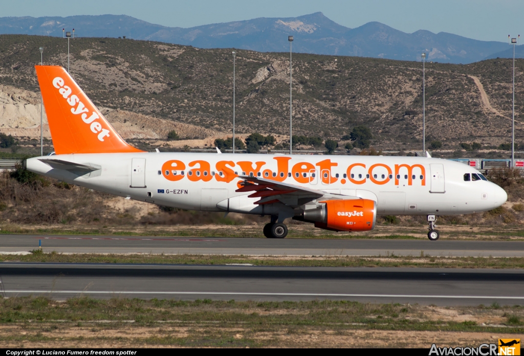 G-EZFN - Airbus A319-111 - EasyJet