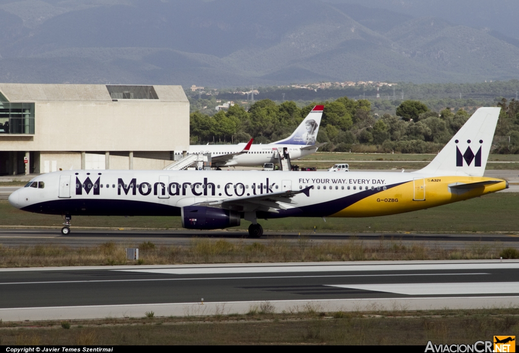 G-OZBG - Airbus A321-231 - Monarch Airlines