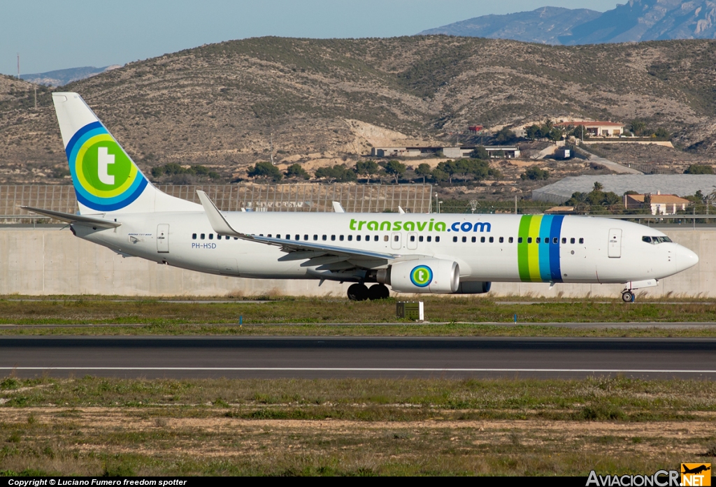 PH-HSD - Boeing 737-8K2 - Transavia Airlines
