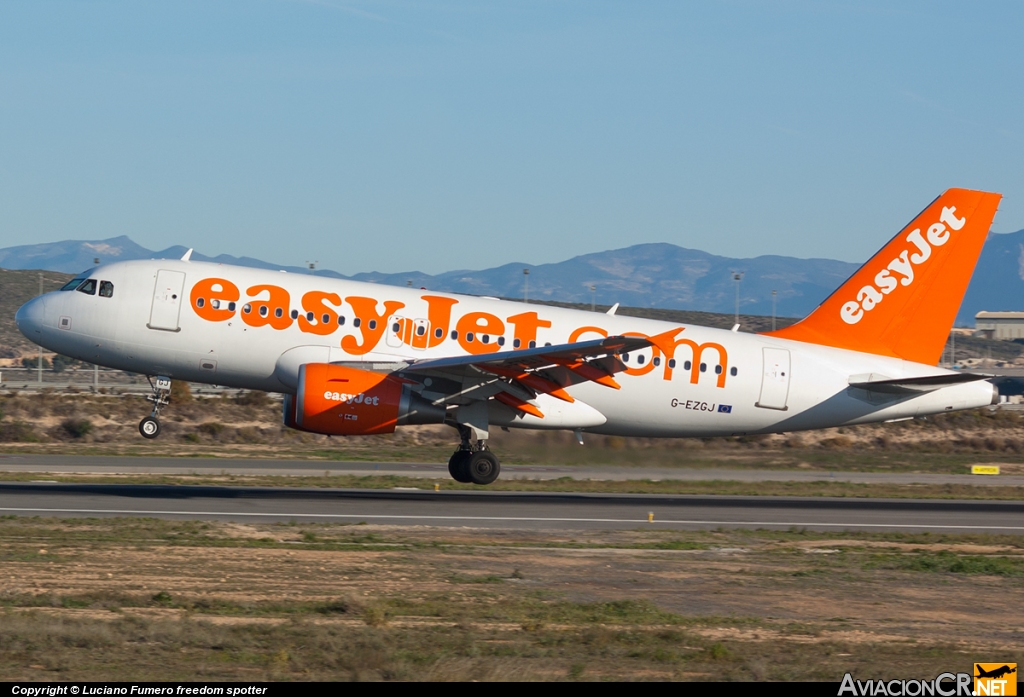 G-EZGJ - Airbus A319-111 - EasyJet