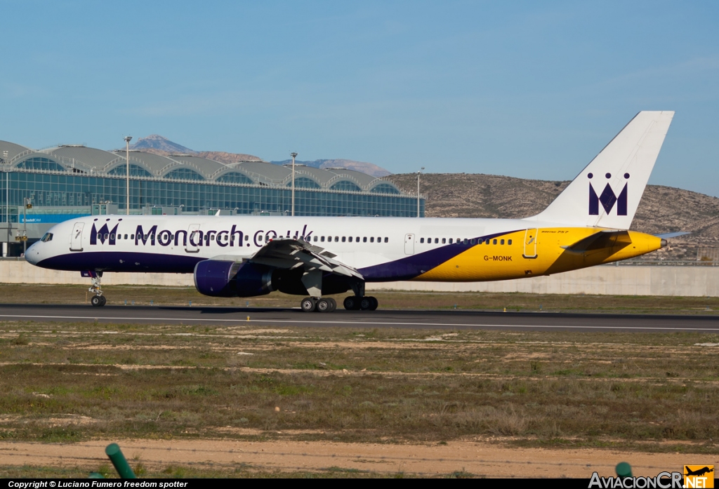G-MONK - Boeing 757-2T7 - Monarch Airlines