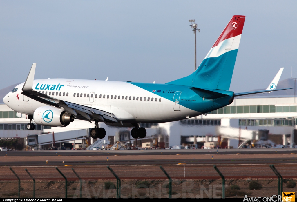 LX-LGS - Boeing 737-7C9 - LUXAIR