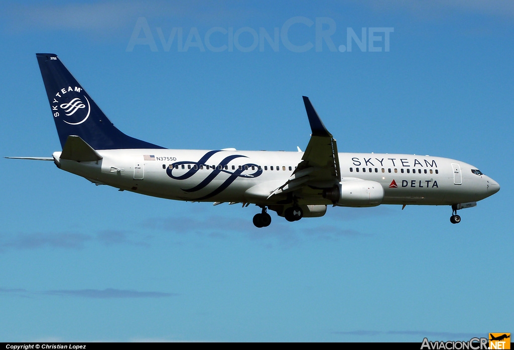 N3755D - Boeing 737-832 - Delta Air Lines