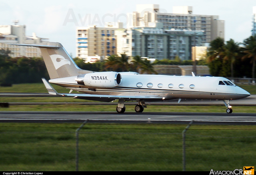 N394AK - Gulfstream Aerospace G-IV Gulfstream IV-SP - Privado