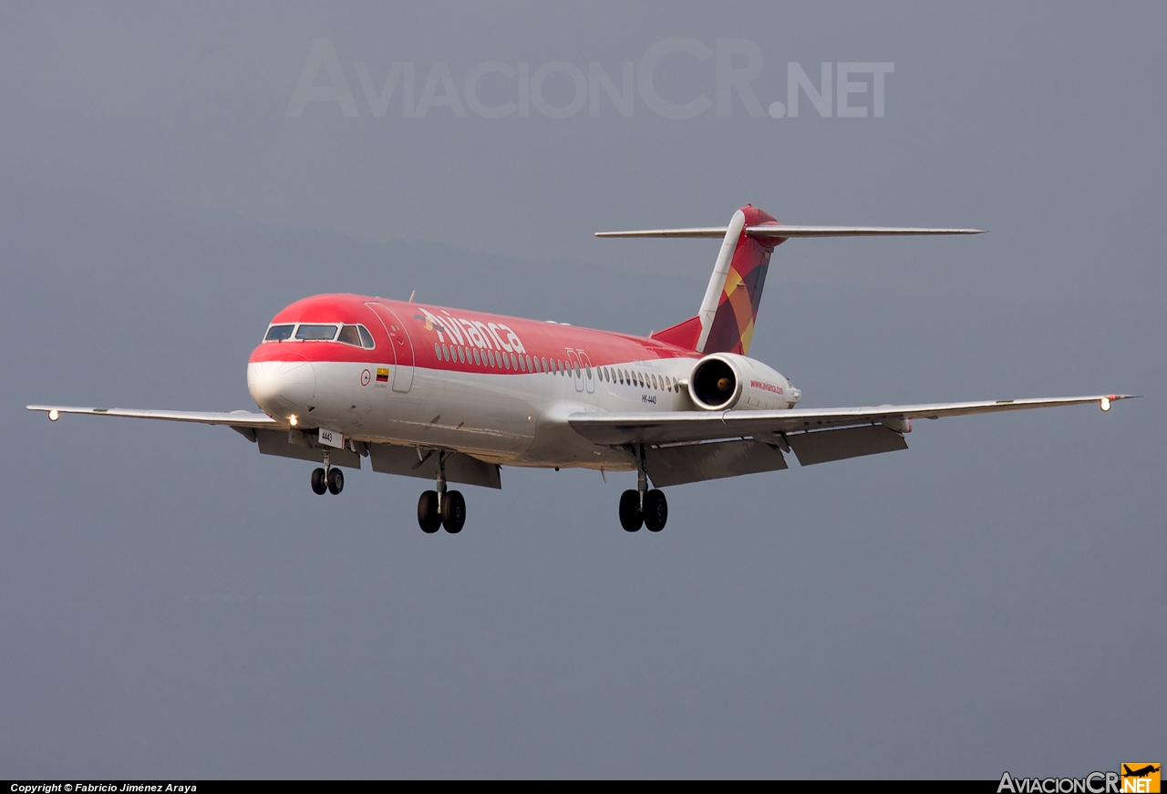 HK-4443 - Fokker 100 - Avianca Colombia